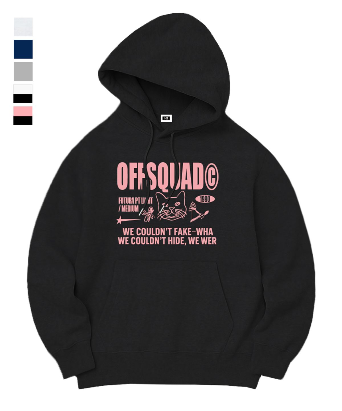 랜덤오프(RANDOMOFF) OFF SQUAD OVER FIT HOODIE (5color)