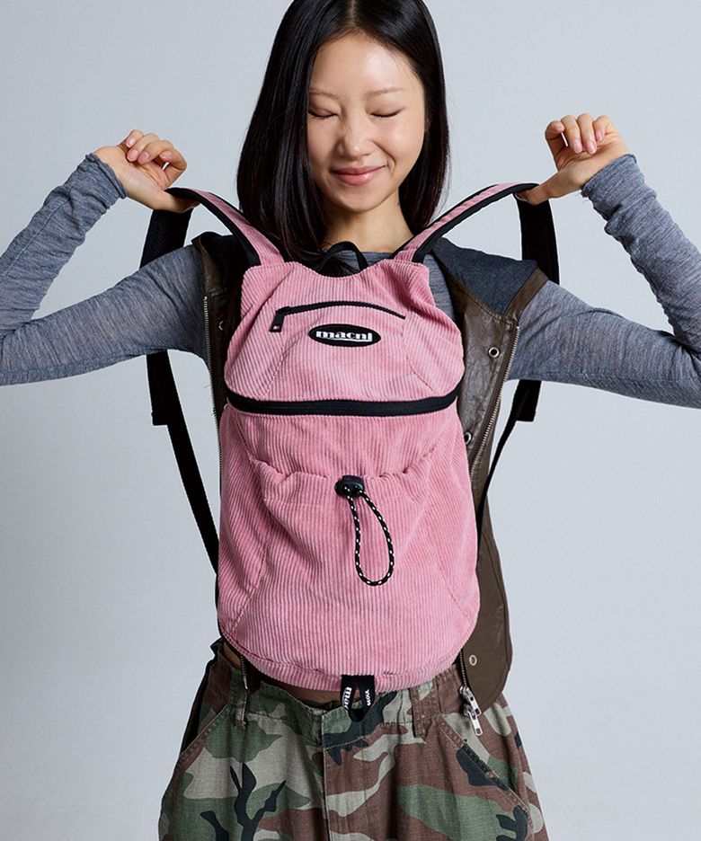 CORDUROY BLAZER BACKPACK PINK