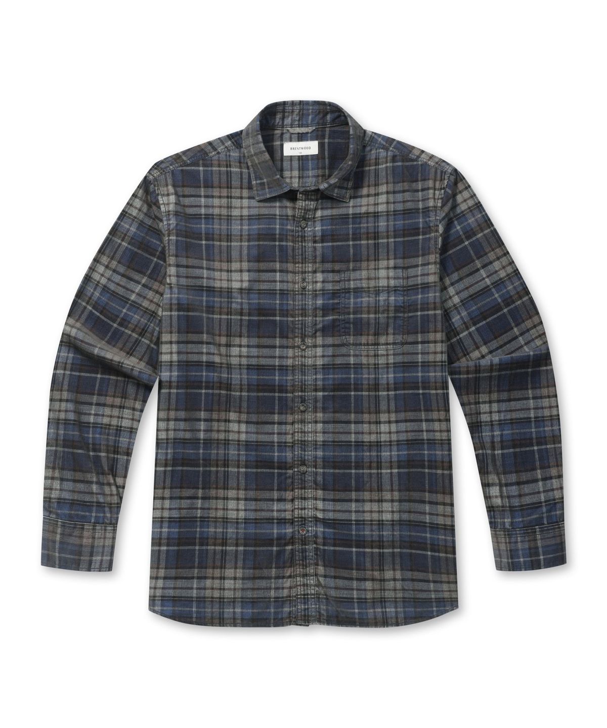 브렌우드(BRENTWOOD) 체크 코듀로이 캐주얼셔츠 BRSAW25553BUX