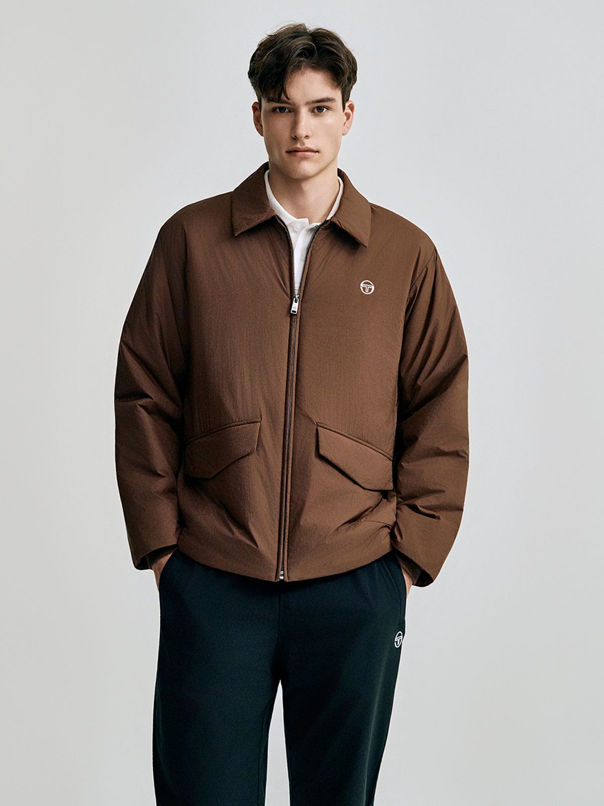 세르지오 타키니(SERGIO TACCHINI) M 쿠쉬라이트 초경량패딩 (D.Brown)