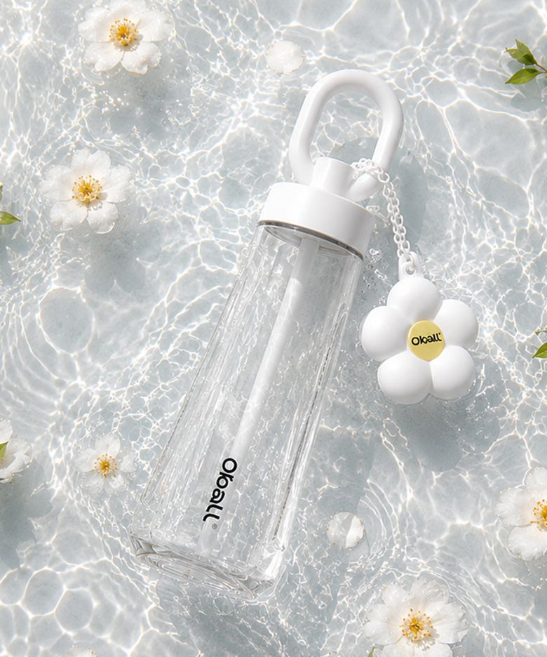 블러썸 트라이탄 오볼 텀블러 600ml-화이트