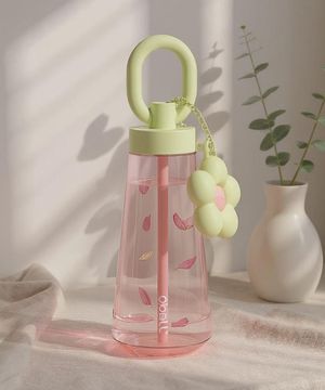 블러썸 트라이탄 오볼 텀블러 600ml-핑크