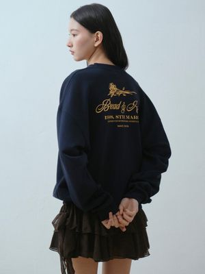 Bread and roses Sweatshirt navy