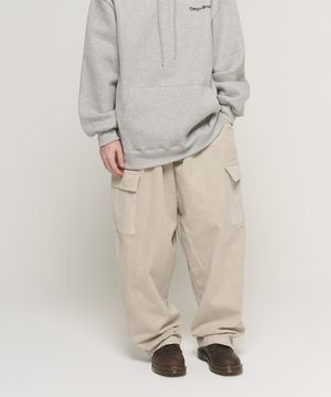 피그먼트 워싱 벌룬 카고팬츠 (베이지)