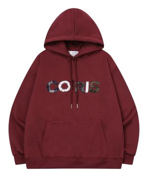 반디 빈티지 아플리케 로고 후드 (3컬러)