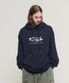 서클 로고 오버핏 후드티셔츠 (네이비)