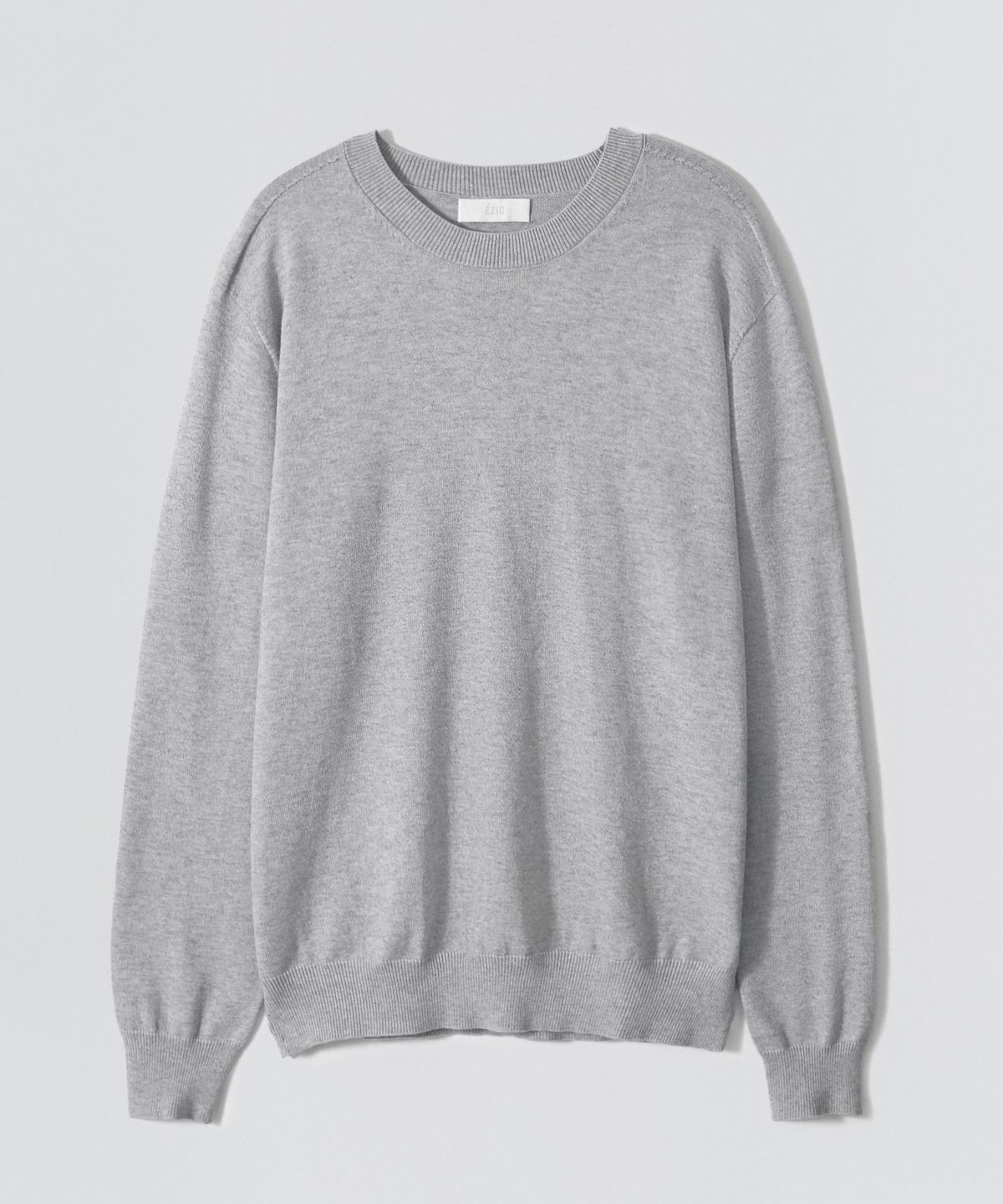 이지오(EZIO) Seamless Round Knit_Grey