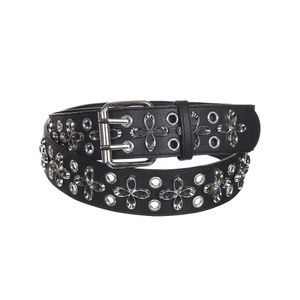 클로버 메탈 크래프티드 벨트 블랙