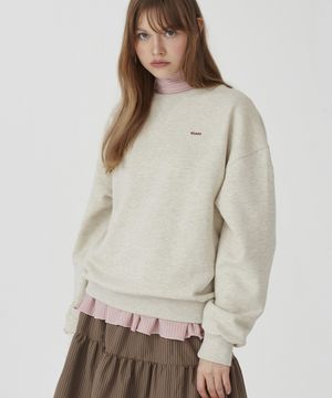 eeeaa 이에아 헤리티지 V 스웨트셔츠 [오트밀]