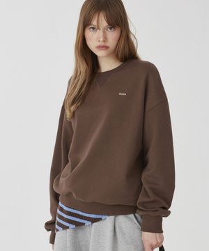 eeeaa 이에아 헤리티지 V 스웨트셔츠 [브라운]