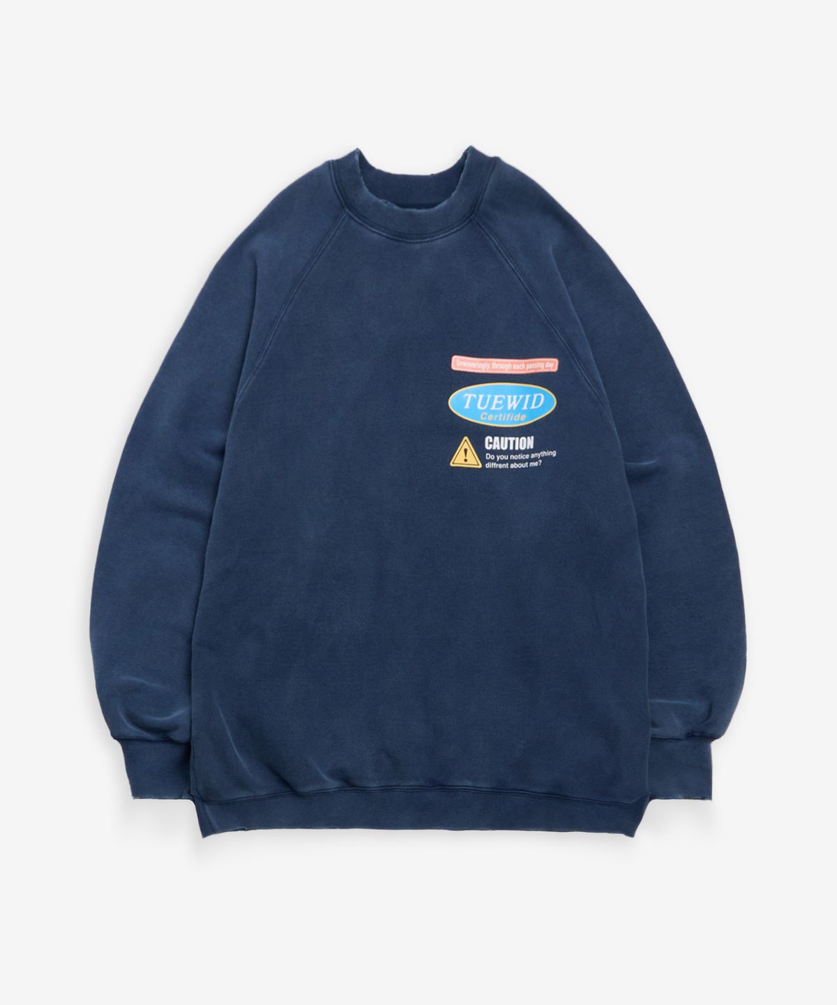 투위드(TUEWID) certified sweatshirts in navy