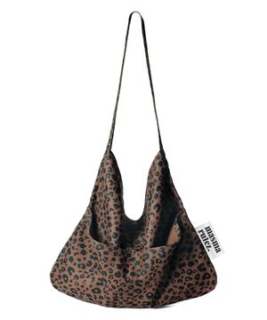 Rabbit eco bag_Grand leopard Deep brown