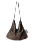 Rabbit eco bag_Grand leopard Deep brown