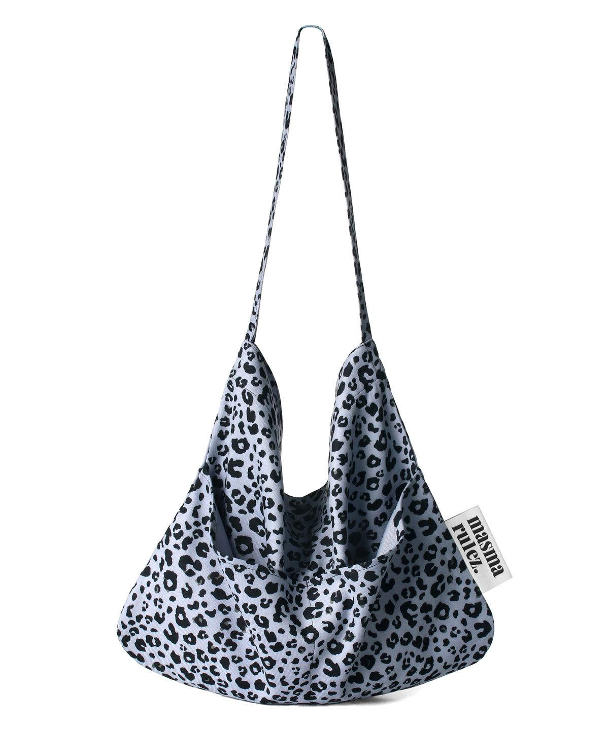 마스마룰즈(MASMARULEZ) Rabbit eco bag_Grand leopard Mauve Blue