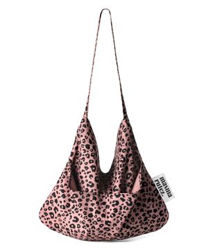 Rabbit eco bag_Grand leopard Sunset Rose