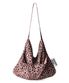 Rabbit eco bag_Grand leopard Sunset Rose
