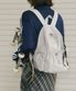 mini ver. Ribbon pocket backpack_Light gray