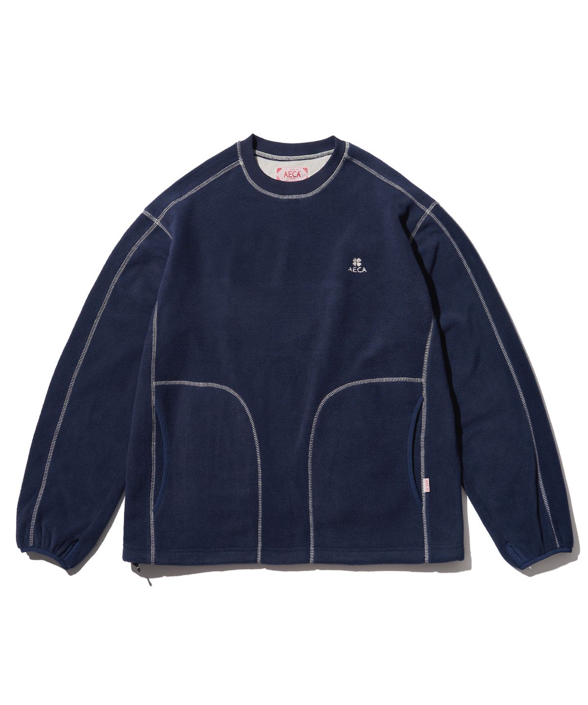 에이카화이트(AECA) AECA EVERLIGHT FLEECE STRING SWEAT-NAVY