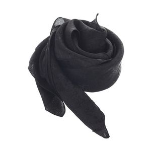 페이즐리 아이스 클로버 스카프 블랙