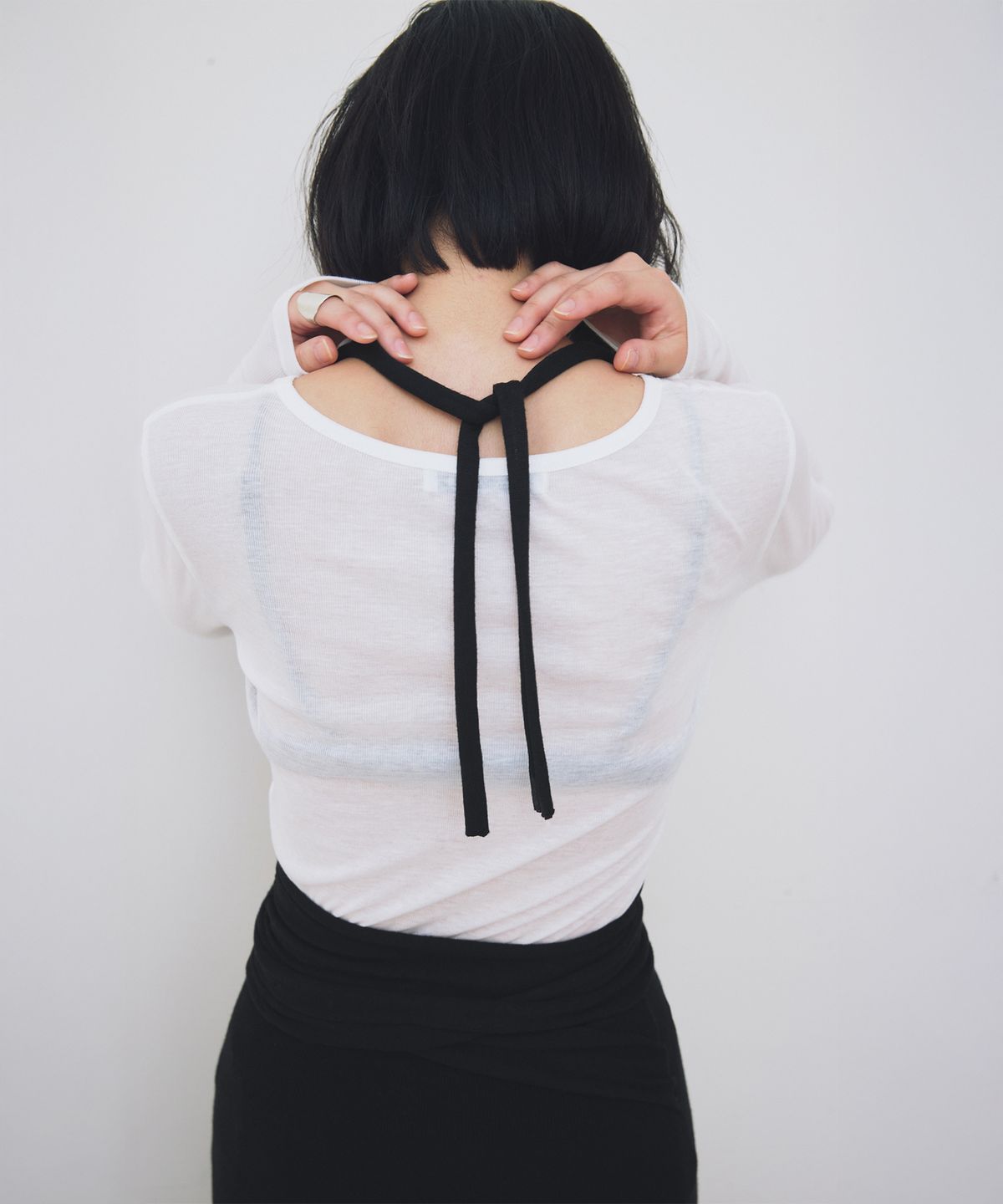로우타이드(LOW TIDE) LONG SLEEVE T-SHIRT [WHITE]