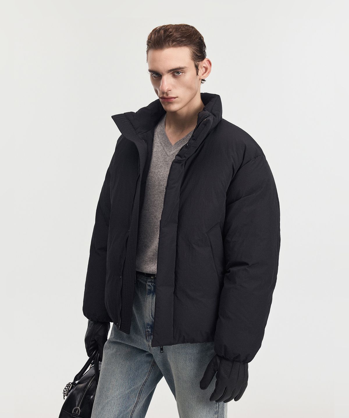 티엔지티(TNGT) Essential European Goose Down Jacket (Black) TNJU6F204BK