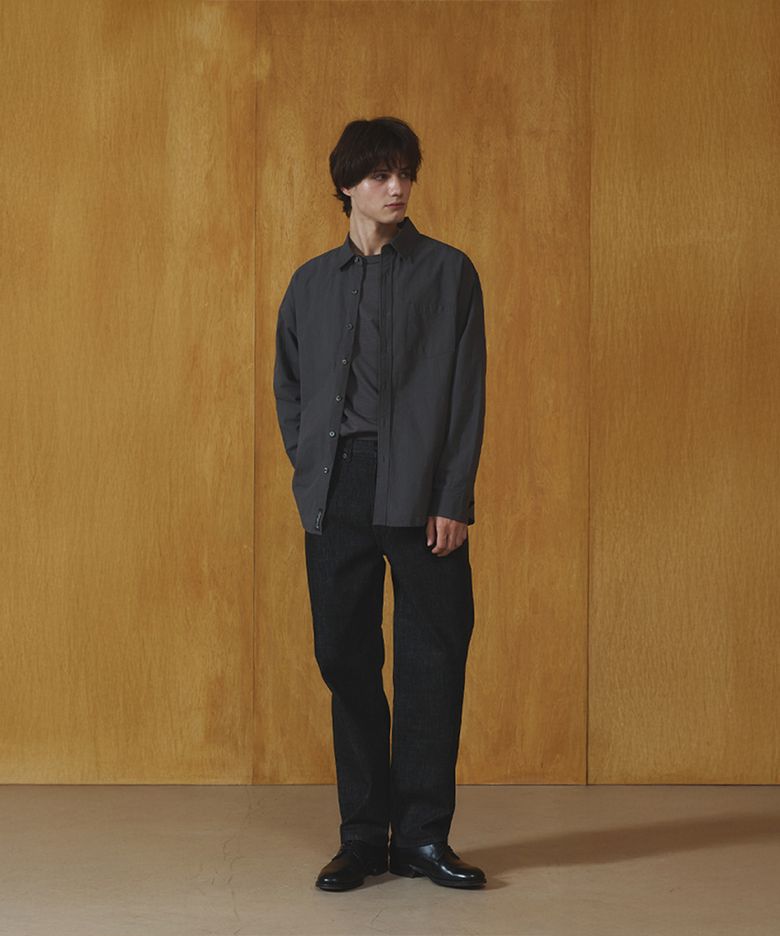 Vintage Officer Shirt - Charcoal
