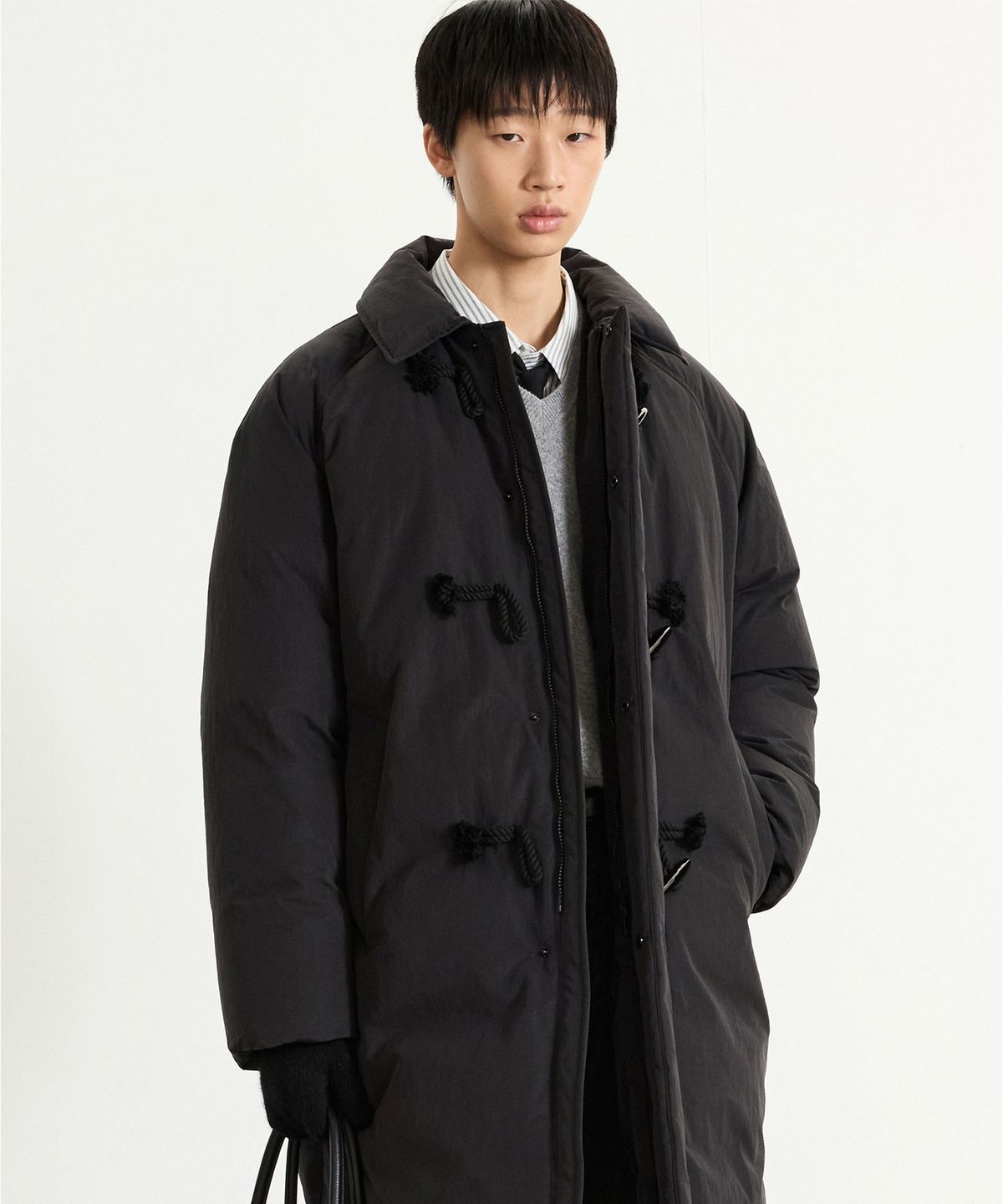 티엔지티(TNGT) European-goose Duffle Long Down Jumper (Black) TNJU5F207BK