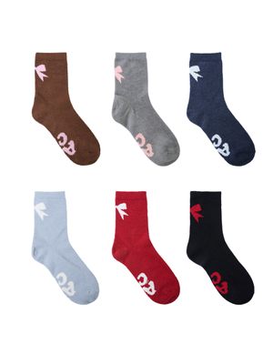 ALCP 리본 플러피 양말 (6 컬러)