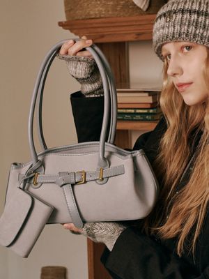 루제 스웨이드 백 (스카이 블루)