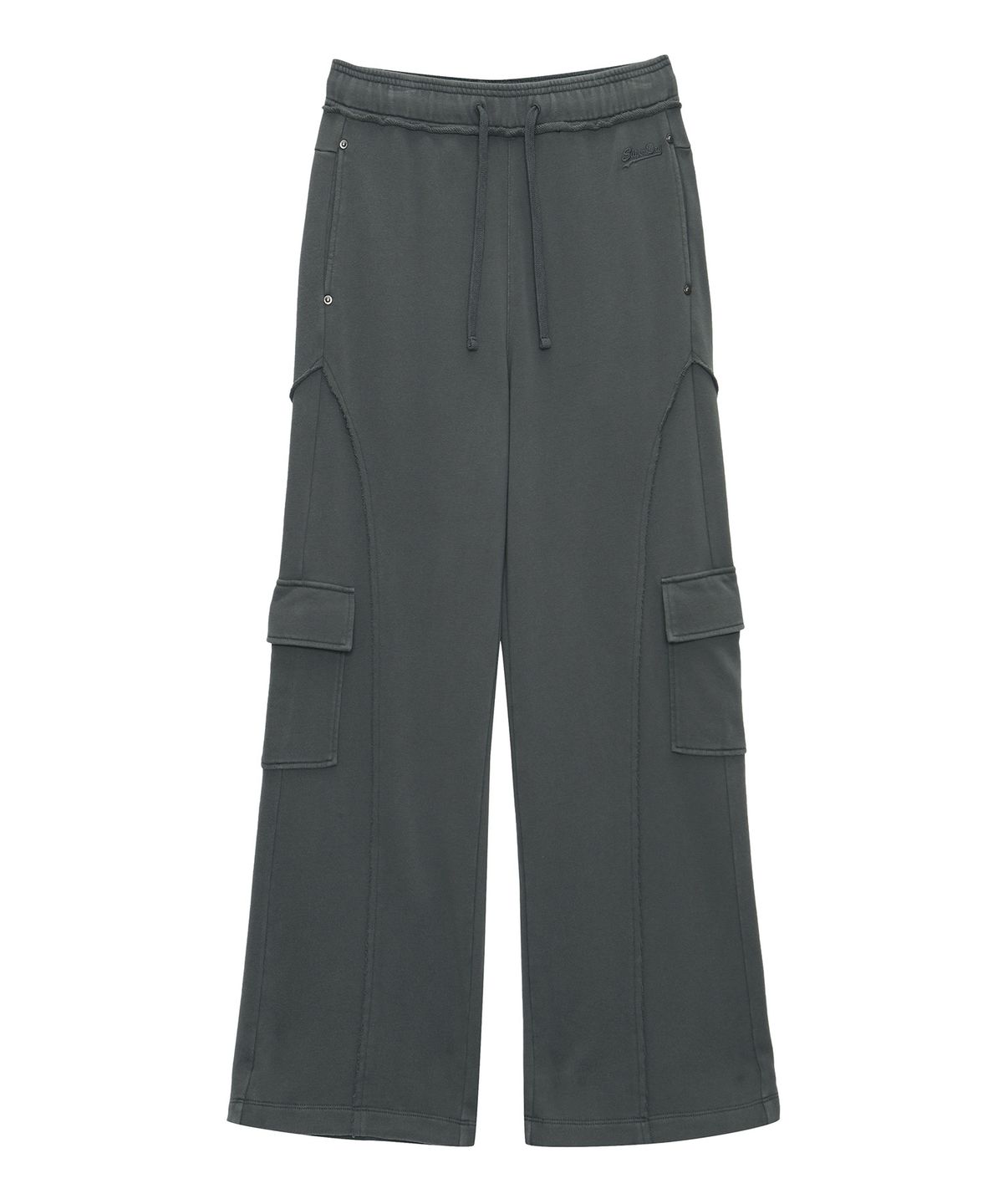 슈퍼드라이(SUPERDRY) W 빈티지 카고 스웻팬츠 다크그레이