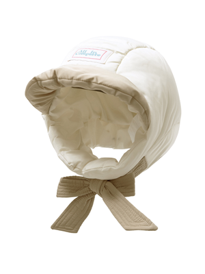 판다 패딩 바라클라바 (베이지 & 아이보리)