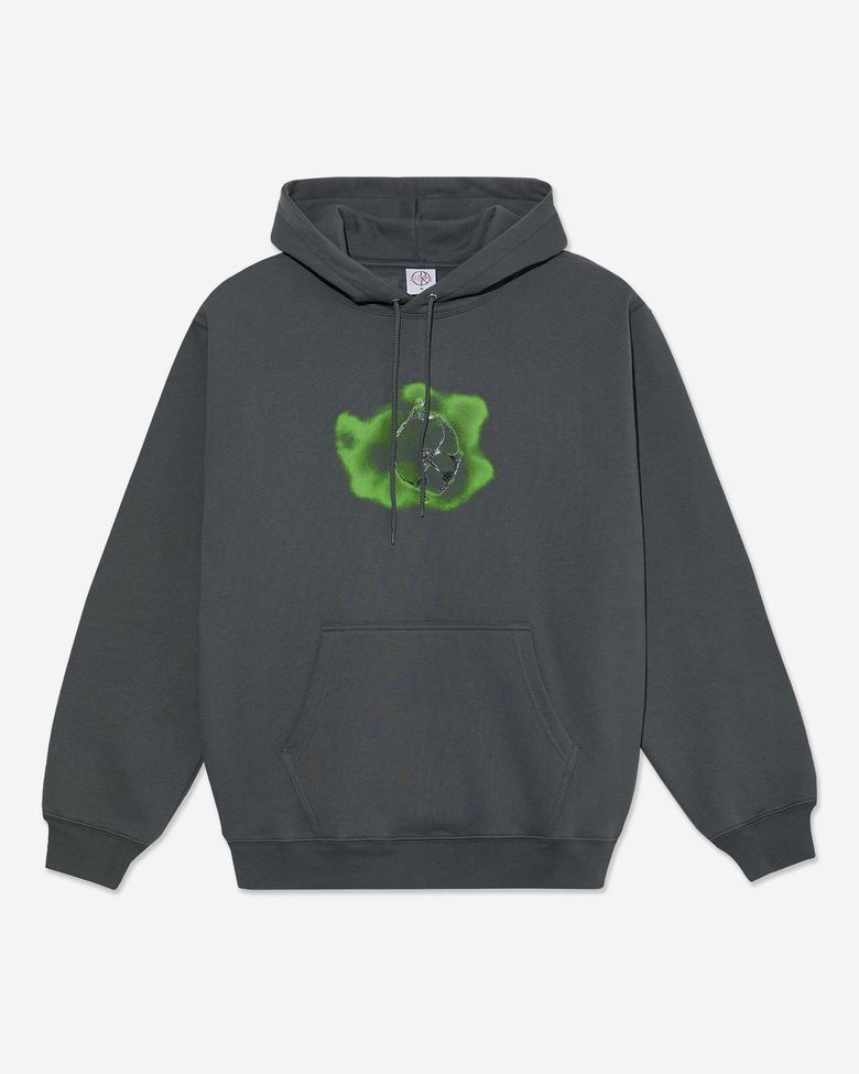 METAL LOGO DAVE HOODIE [GRAPHITE]