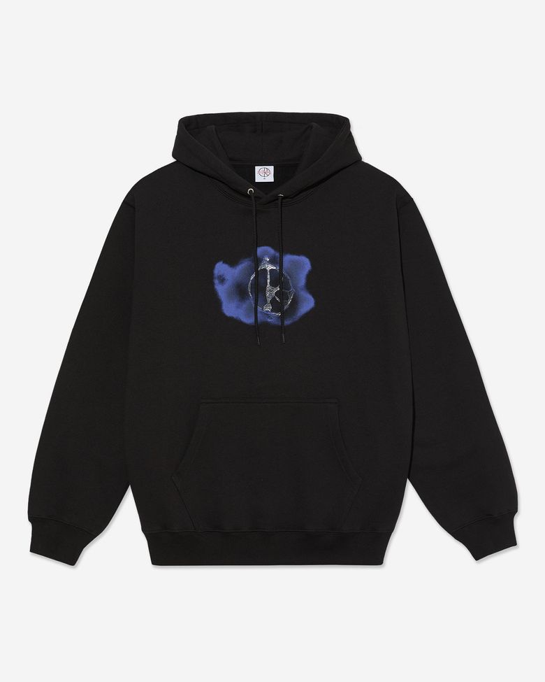 METAL LOGO DAVE HOODIE [BLACK]
