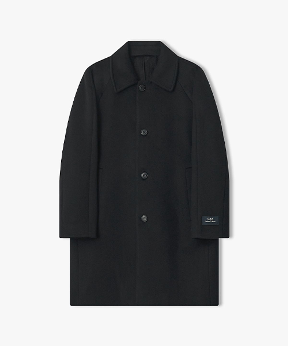 리버클래시(LIBERCLASSY) [25FW] LLW21641 블랙 캐시미어블랜드 비즈니스 맥코트