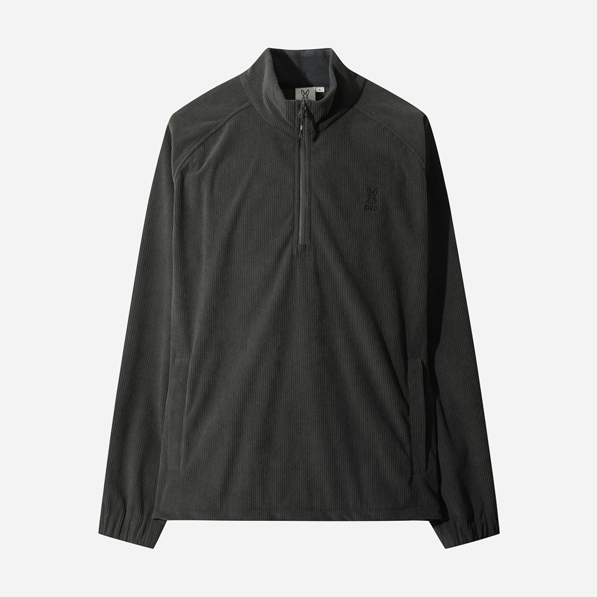 디오디(DOD) 그레인필드 코듀로이 하프집 아노락(D.CHARCOAL GREY)
