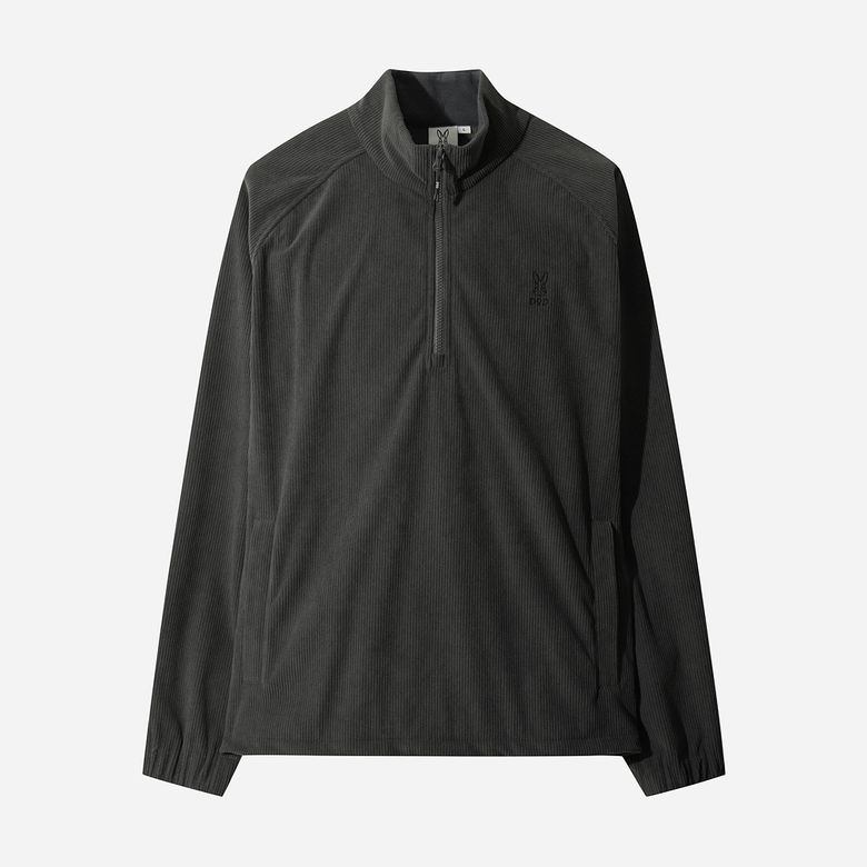 그레인필드 코듀로이 하프집 아노락(D.CHARCOAL GREY)