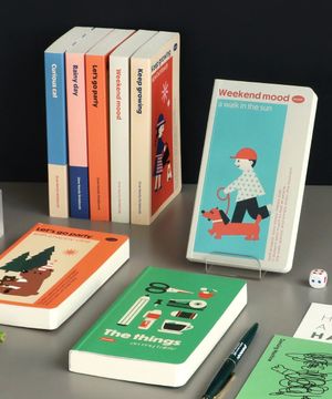 슬로우 핸디노트 라인 유선 수첩 Weekend