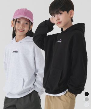 [2 PACK] 플래그 자수 오버핏 후드티 (3color)