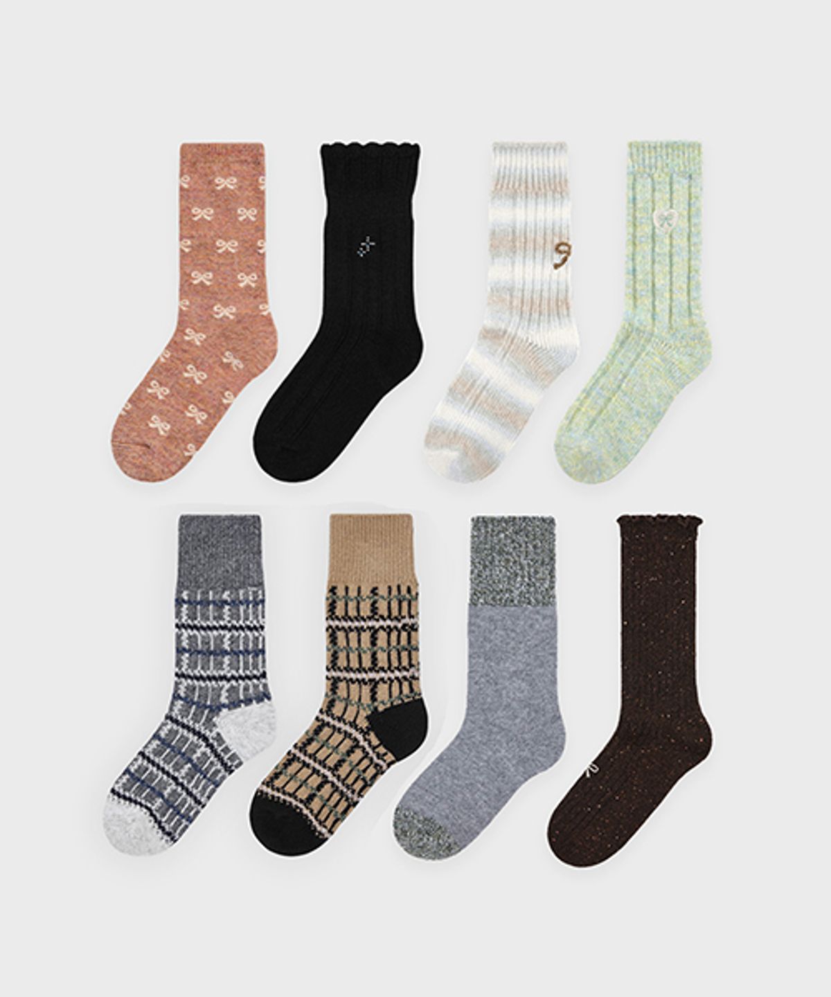 삭스어필(SOCKS APPEAL) winter wool 2pack SET