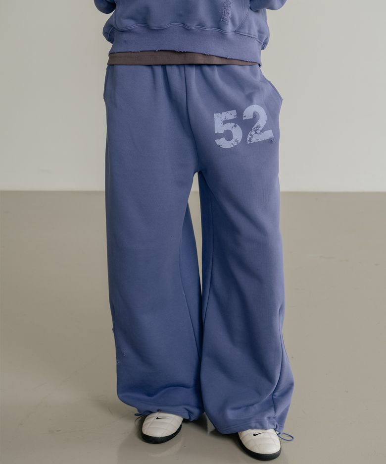 (UNISEX) 러스티 코튼 스웻 팬츠 블루