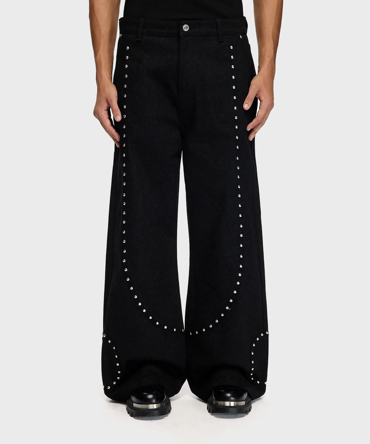 레 벤자민(LES BENJAMINS) (U) 데님 팬츠 004 블랙 DENIM PANT 004 BLACK