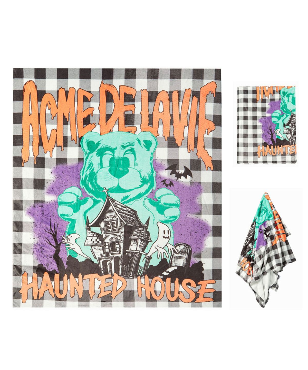 아크메드라비(ACME DE LA VIE) HALLOWEEN COUCH BLANKET