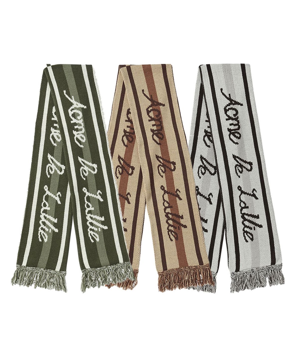 아크메드라비(ACME DE LA VIE) JACQUARD LOGO MUFFLER
