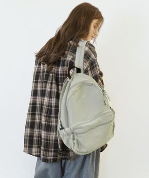 페그 백팩 - 아이보리 + 유광 오링키링 증정