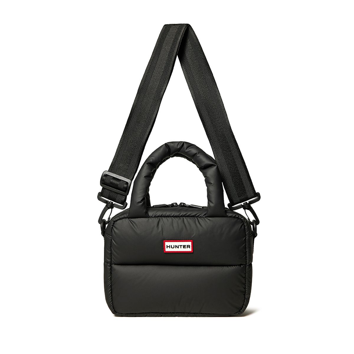 헌터(HUNTER) [UNISEX] 인트레피드 엑스트라 푸퍼 보스톤백 - 블랙 UBX5513KBMBLK