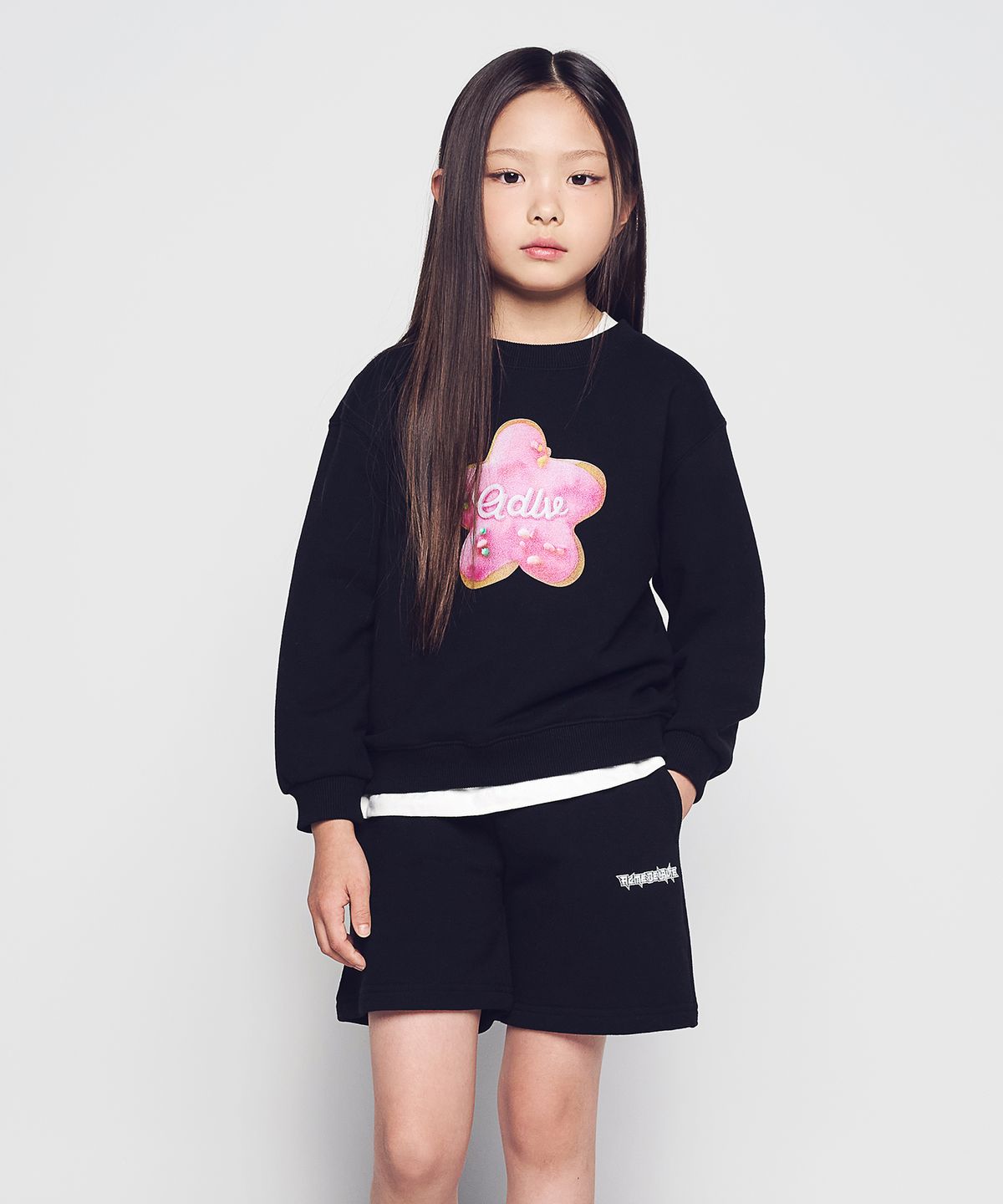 아크메드라비 키즈(acmedelaviekids) KIDS STAR DOUGHNUT SWEATSHIRT