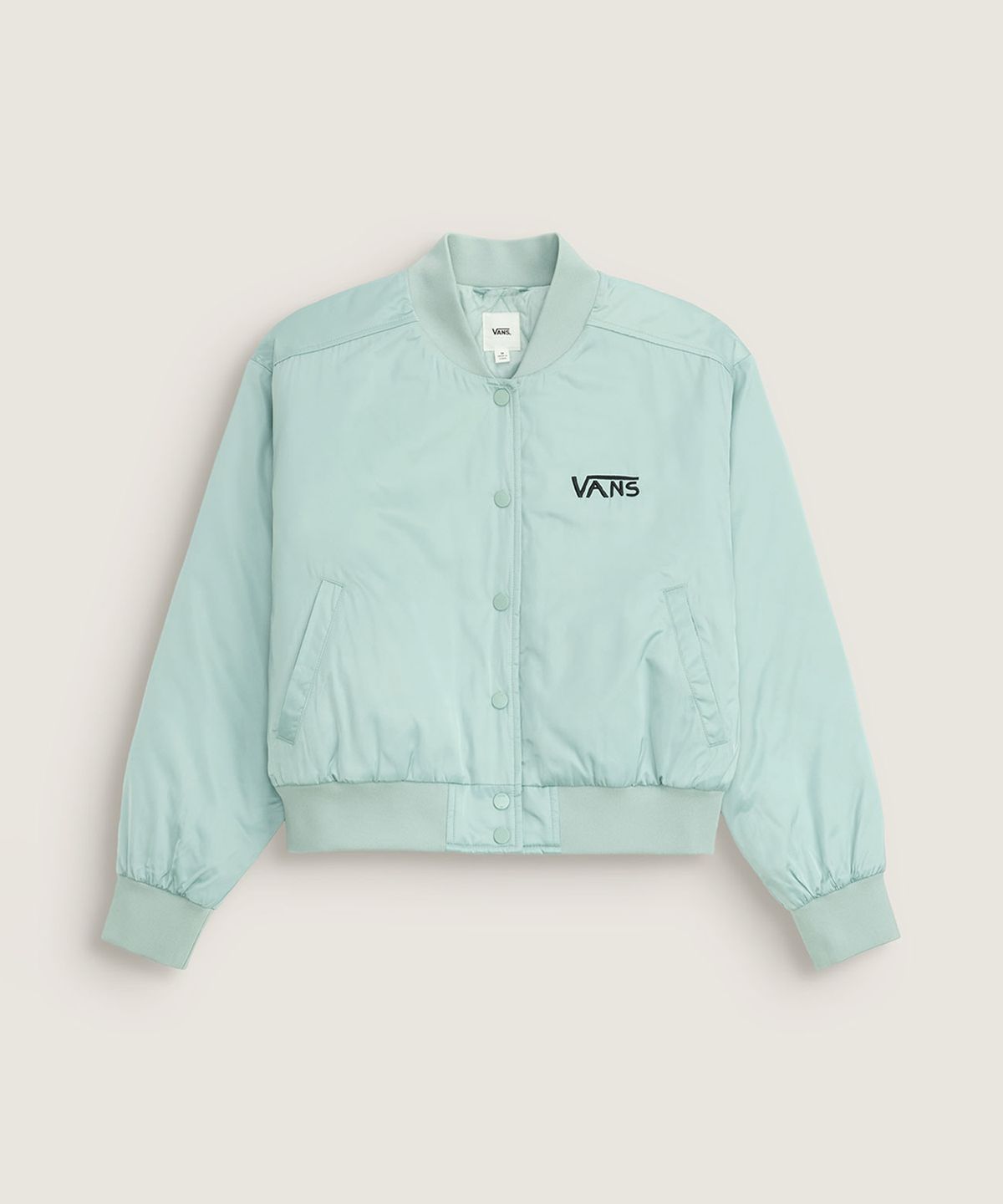 반스(VANS) 리루 크롭 베이스볼 자켓 - 마우브우드 / VN000SPWEMW1