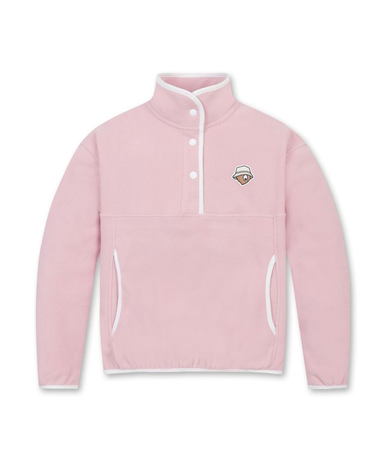 (W) Micro Fleece BD Pullover G5TAW25821PIX