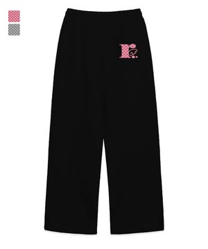 RÖFF TYPE PLAY DOT SYMBOL ONE TUCK WIDE SWEAT PANTS (2color)