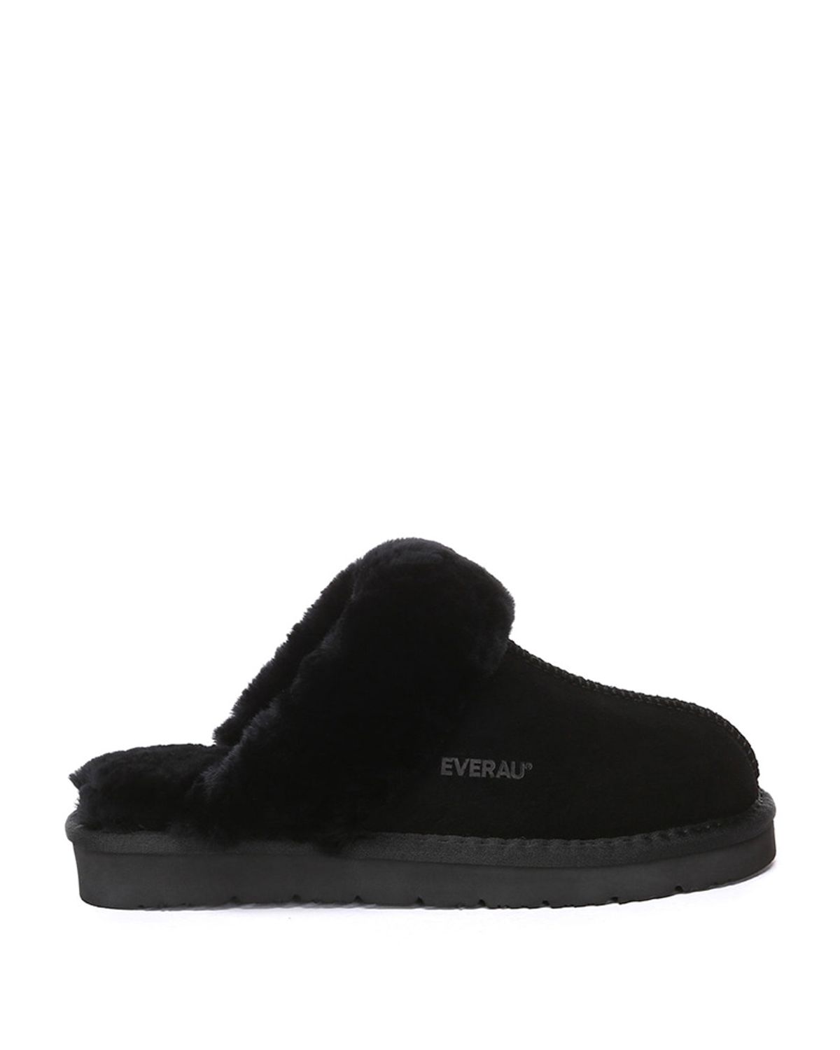 에버에이유(EVERAU) MUFFIN SLIPPER SUEDE(Black)